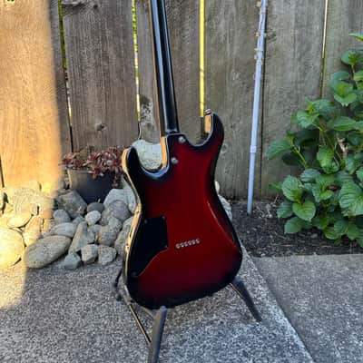 Tom Anderson Guitarworks Drop Top 2017 - Cajun Red to Black Burst image 8