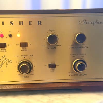 πΆβ¨ Fisher X-202 (1X-202) Tube Integrated Amplifier w/ Original Walnut Wood Case β Restored, New Tubes Installed, Fully Tested/Working image 10