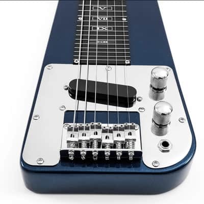 Lap Steel Guitar – Metallic Blue w/ Gig Bag | Single-Coil Pickup image 6