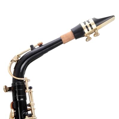 Glarry Student Alto Saxophone E Flat Brass Sax with Case, Black image 3