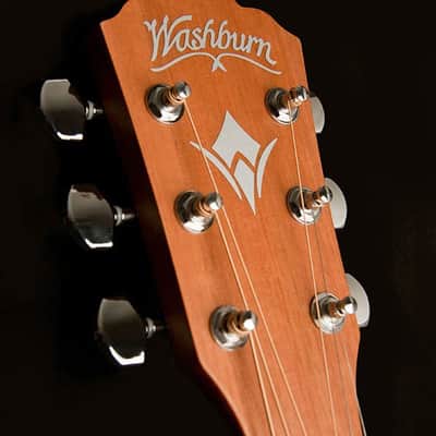 Washburn Harvest G7SCE Grand Auditorium Acoustic Electric Guitar (WG7SCE-O-U) image 5