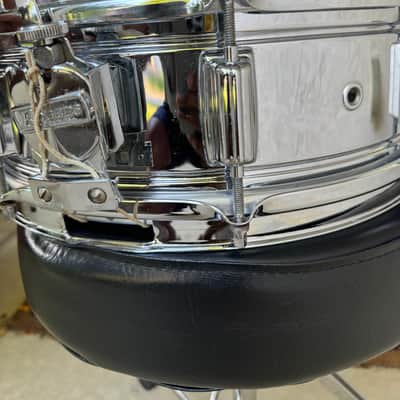 PowerTone 5x14" 8-Lug Brass Snare Drum with "Beavertail" Lugs image 4