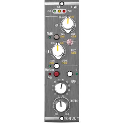 AEA RPQ503 500 Series Ribbon Mic Pre and EQ image 1