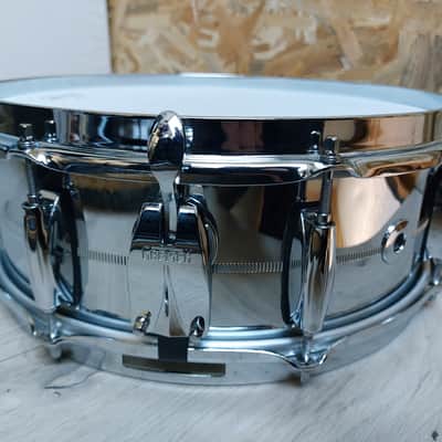 Gretsch GB4160 Brooklyn Chrome Over Brass 5x14" 8-Lug Snare Drum 2012 - Present - Chrome-Plated image 2