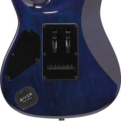 Ibanez AZ427P2QMTUB Premium 7-String Electric Guitar - Twilight Blue Burst image 4