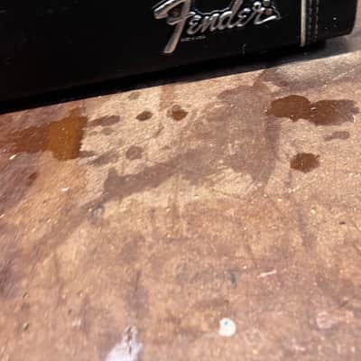 Fender stratocaster/ telecaster 70’S - Black / orange interior image 3