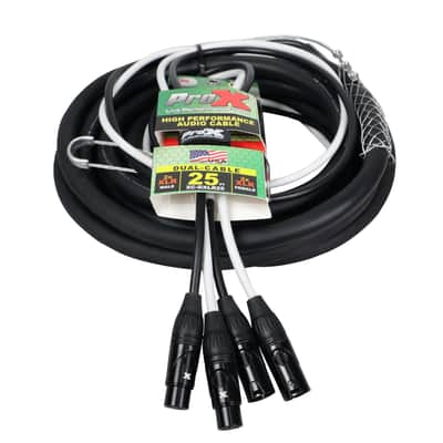 ProX XC-DXLR25 25' Balanced Dual XLR-M to XLR-F High Performance Audio Cable image 3