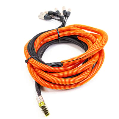 JUMPERZ JDB25-XLRM ZipLine 8-Channel DB25 to XLR Male Audio Snake – 25ft image 5