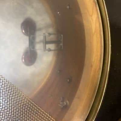 Slingerland - 8x14" Radio King 1940s-50s, 3 Ply, Deep Concert / Dance Model Snare Drum - Marine Pearl/Nickel STUNNING!! image 21