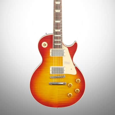 Gibson Custom Shop 1958 Les Paul Standard Reissue Electric Guitar, Washed Cherry Sunburs image 2