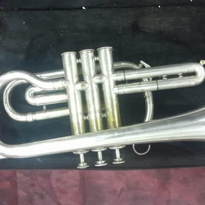 Vintage Henri Selmer Paris Cornet – Made in France – Silver Plated – Fully Functional image 7