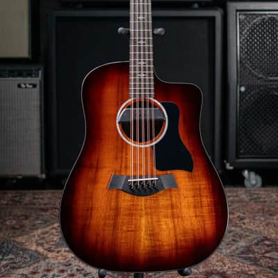 Taylor 260ce-K DLX Bajo Quinto Acoustic/Electric Guitar with Hardshell Case image 3