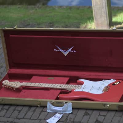Fender Custom Shop '57 Stratocaster NOS, Maple Neck, Gold Hardware - Fiesta Red image 19