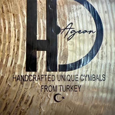 Agean Cymbals Samet 5-pc Cymbal Pack 14" HH, 16" Crash, 18" Crash, 20" Ride + 10" Splash image 5