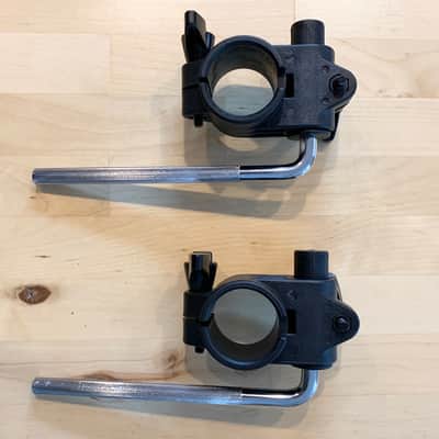 NEW- 2X Alesis SURGE/COMMAND Electronic Drum Rack Mount Clamps - 1.5 Inch - 102370013-A Black image 1