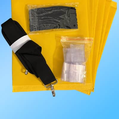 DJ Cable File Bag Organizer Yellow New image 4