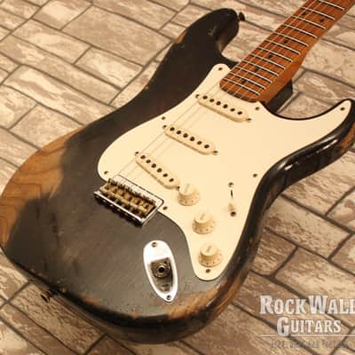 Fender  Stratocaster 1955 WW10 Wildwood Heavy Relic Ebony Custom Shop  2020 image 1