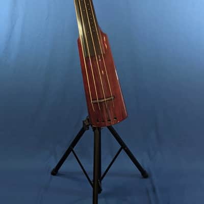NS Design WAV4c Electric Upright Bass  Transparent Red image 2