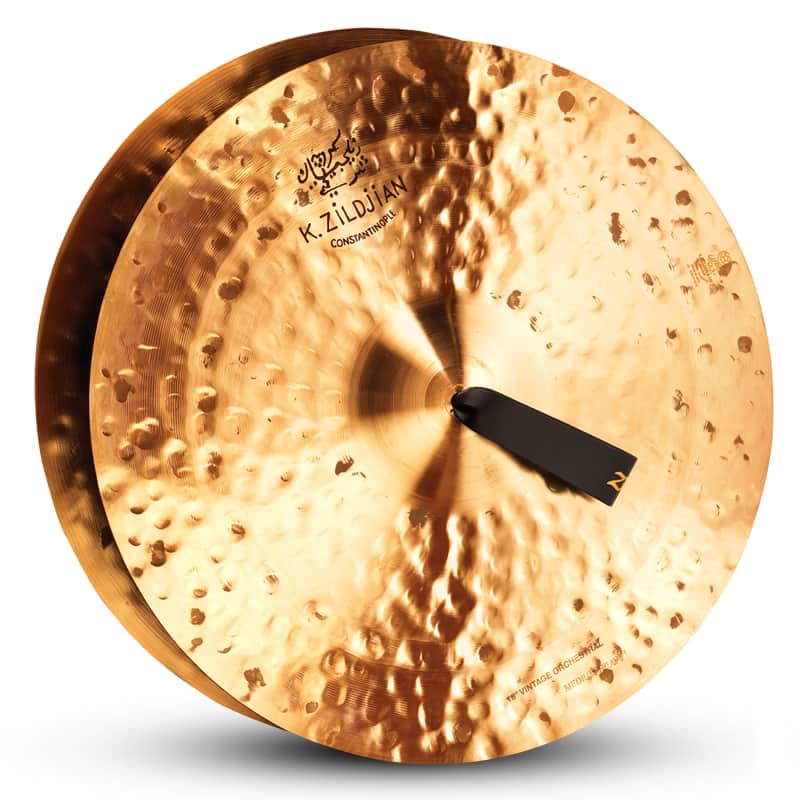 Zildjian 18" K Constantinople Vintage Orchestral Medium Heavy Cymbals (Pair) image 1