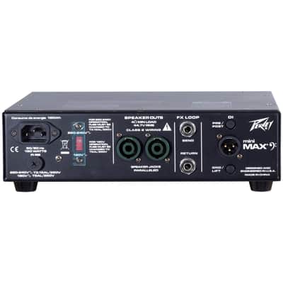 Peavey MiniMAX Bass Guitar Amplifier Head (500 Watts) image 3