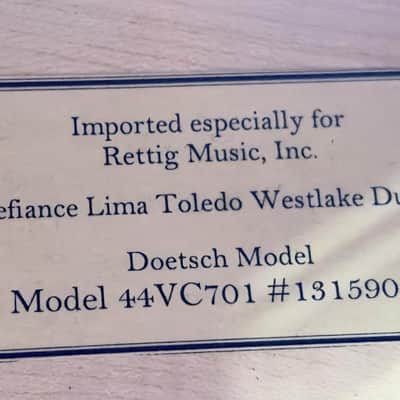 Rudoulf Doetsch 44VC701 ser# 13159033  4/4 Cello W/ Carbon Fiber Case image 4