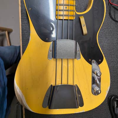 Fender CS Limited Edition 51 Precision Bass 2021 - Nocaster Blonde aged image 3