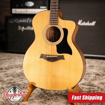 Taylor 114ce Grand Auditorium Acoustic-Electric Guitar with Gig Bag image 1