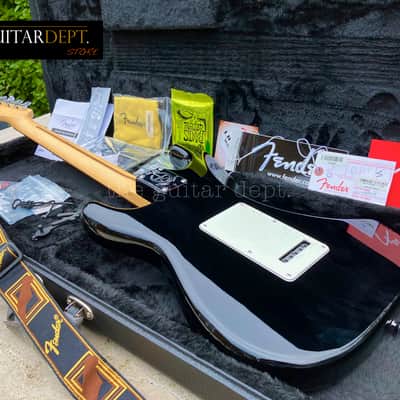 ♚ PRISTINE ♚2014 Fender American Standard Stratocaster HSS *USA♚BLACK♚Custom Shop PuPs image 15