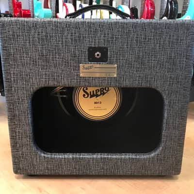 Supro 1605RH Reverb Special Head and 1790 Black Magick Extension Cabinet Stack image 15