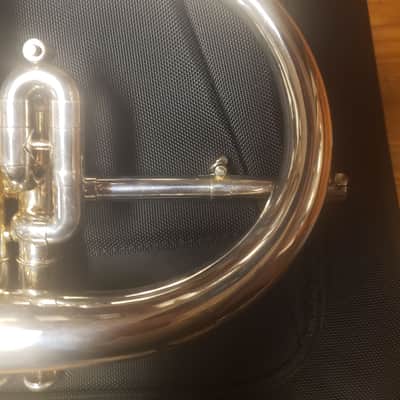 Getzen Eterna 896S Silver 4-Valve Flugelhorn W/ New ProTec Case! image 3