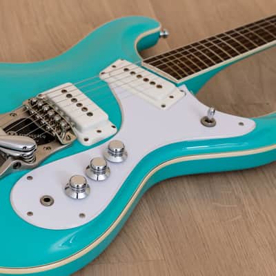Mosrite Ventures Model Yuzo Kayama Signature Seafoam Green, Mint w/ Case & Strap, Japan Kurokumo image 6