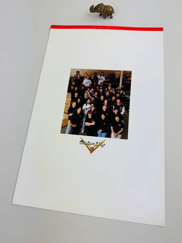 Fender Custom Shop Brochure 1996 image 1