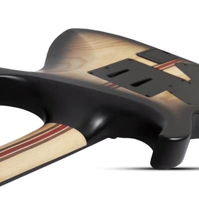 Schecter C-1 FR-S Pale Moon Natural Satin with Black Burst image 7