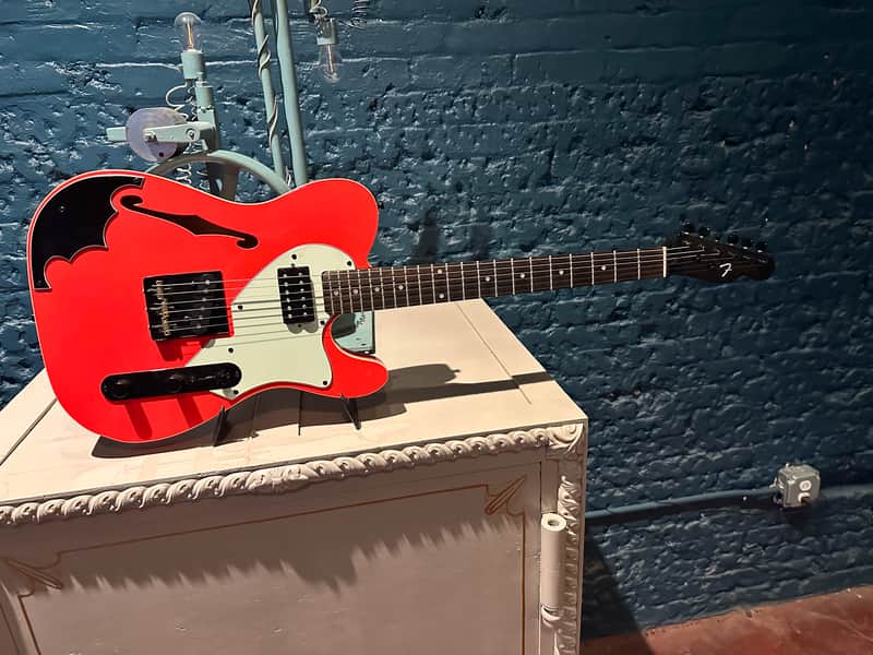 Partscaster Tele Thinline 2022 - Fiesta Red image 1