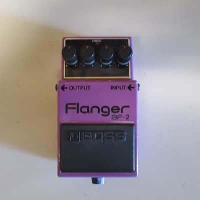 Boss BF-2 Flanger 1980-1984 (Black Label) Made In Japan | Reverb
