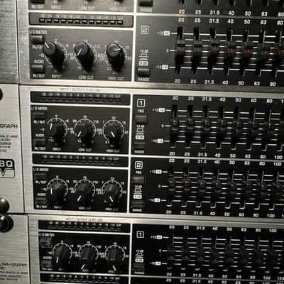 Behringer Ultragraph Pro FBQ3102 31-Band Stereo Graphic EQ 2000s - Black image 4
