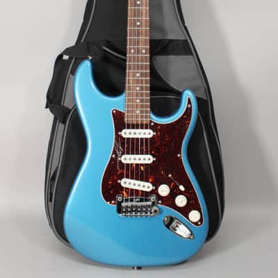 2022 G&L Fullerton Deluxe Legacy USA Lake Placid Blue Metallic w/ Gig Bag image 2