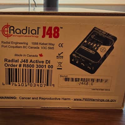 Radial J48 Active Direct Box 2010s - Blue image 3