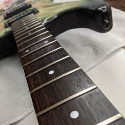 Rare Kramer Pacer Imperial USA 1984/85 Banana Headstock Custom Kline Graphics All Original image 13