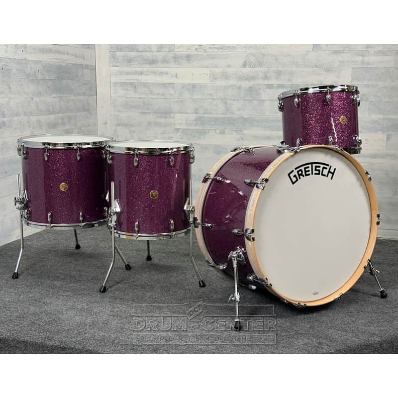 Gretsch Broadkaster "Purple Monster" 4pc Drum Set image 1