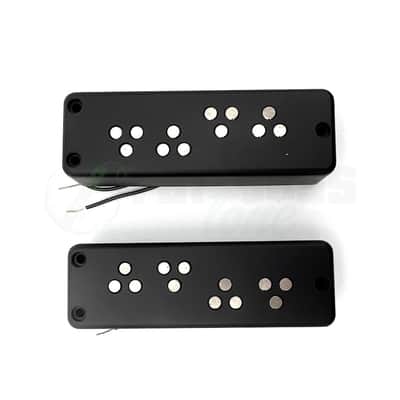 LeCompte Triple Threat 4 String Split Coil (BC Shape) Bass Pickup Set image 2