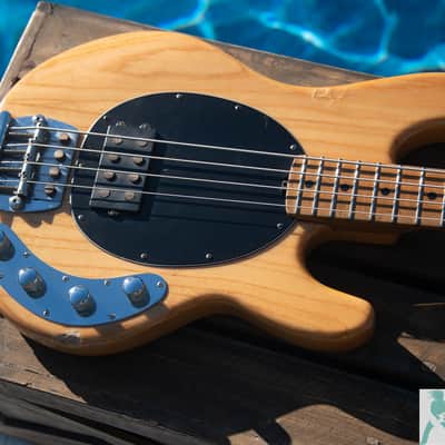 1994 Ernie Ball Music Man StingRay 3 EQ  - Killer Ash Body w Natural Gloss - Made in the USA image 5
