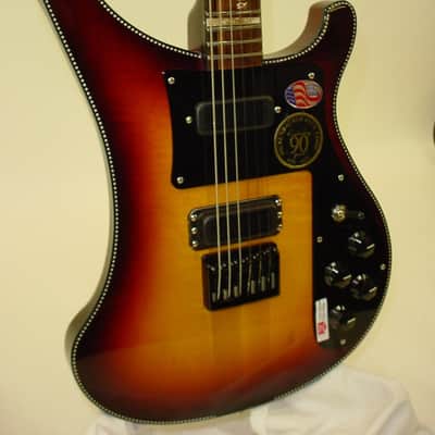 Rickenbacker 90th Anniversary 480XC Electric Guitar - TobaccoGlo image 3