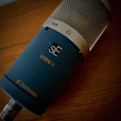 sE Electronics Gemini II Dual-Tube Large Diaphragm Cardioid Condenser Microphone 2007 - Present - Blue image 4