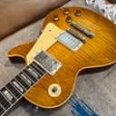 3D Top! 8.5lbs 2024 Gibson Demo Shop Les Paul Historic 1959 Reissue r9 - Dirty Lemon Gloss