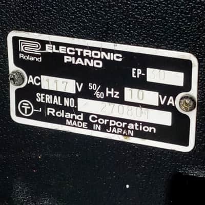 Roland EP-30 61-Key Electronic Piano Vintage 70s Hard Case Keyboard Touch-Sens. image 17