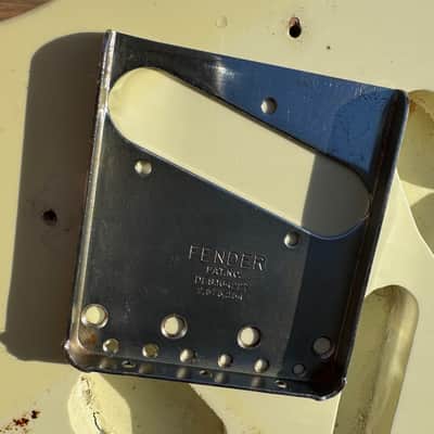 1963 thru 1977 Fender Telecaster Bridge  PAT.PEND. Tele Plate USA  RI  - 60’s 70’s image 3