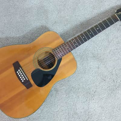 Vintage 1970s Yamaha FG-210 Acoustic Guitar Project High Action image 1