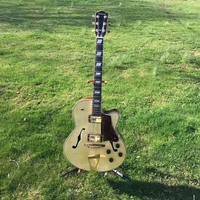 Johnson Archtop Hollowbody Electric Guitar Striped Maple image 2