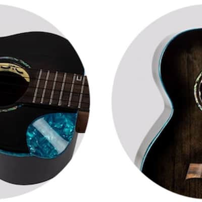 Flight Nighthawk EQ-A Royal Series Solid Spruce Top Mahogany Neck 4-String Acoustic-Electric Tenor Ukulele w/Gig Bag, Pickup & Humidifier image 9